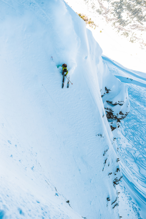 Arthur Bertrand photographe professionnel des sports de montagne, ski, snow, escalade