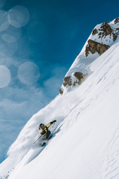 Arthur Bertrand photographe professionnel des sports de montagne, ski, snow, escalade