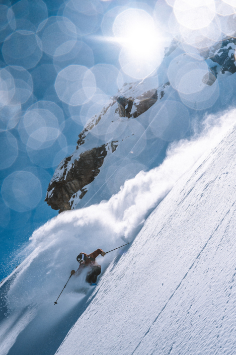 Arthur Bertrand photographe professionnel des sports de montagne, ski, snow, escalade