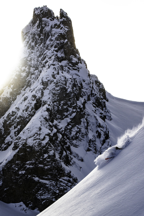 Arthur Bertrand photographe professionnel des sports de montagne, ski, snow, escalade