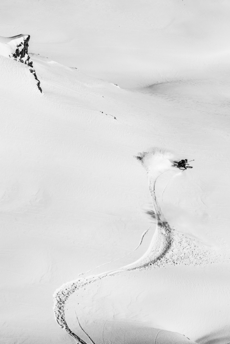 Arthur Bertrand photographe professionnel des sports de montagne, ski, snow, escalade