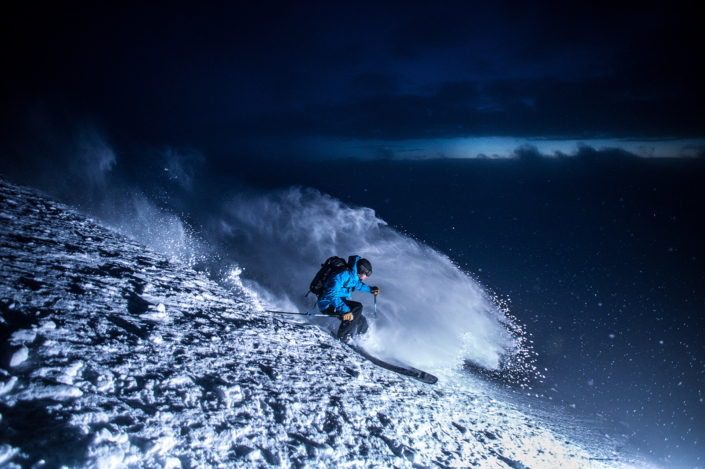 Arthur Bertrand photographe professionnel des sports de montagne, ski, snow, escalade