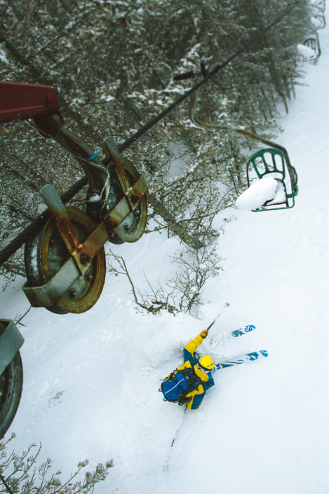 Arthur Bertrand photographe professionnel des sports de montagne, ski, snow, escalade