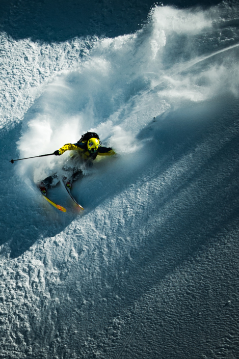 Arthur Bertrand photographe professionnel des sports de montagne, ski, snow, escalade