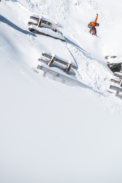 Arthur Bertrand photographe professionnel des sports de montagne, ski, snow, escalade